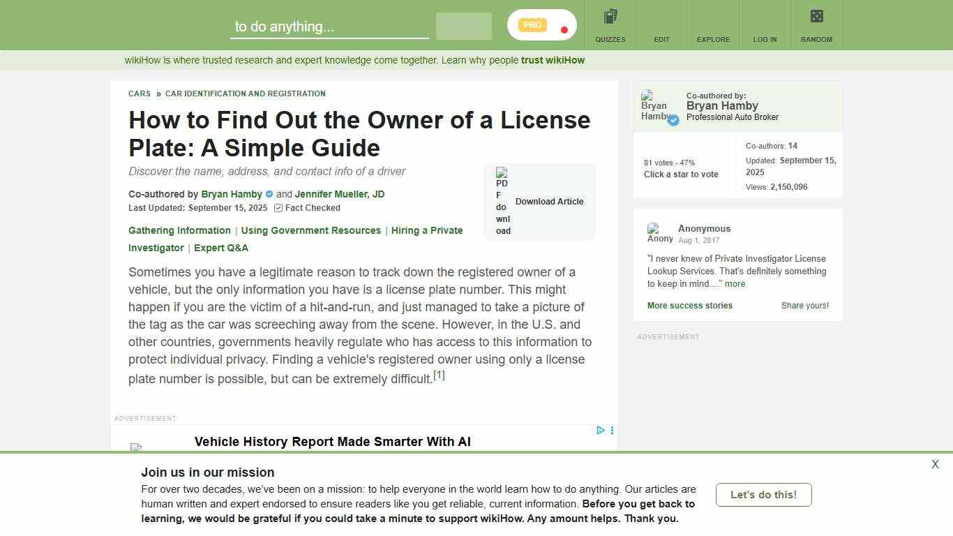 How to Find the Owner of a License Plate: 4 Easy Methods